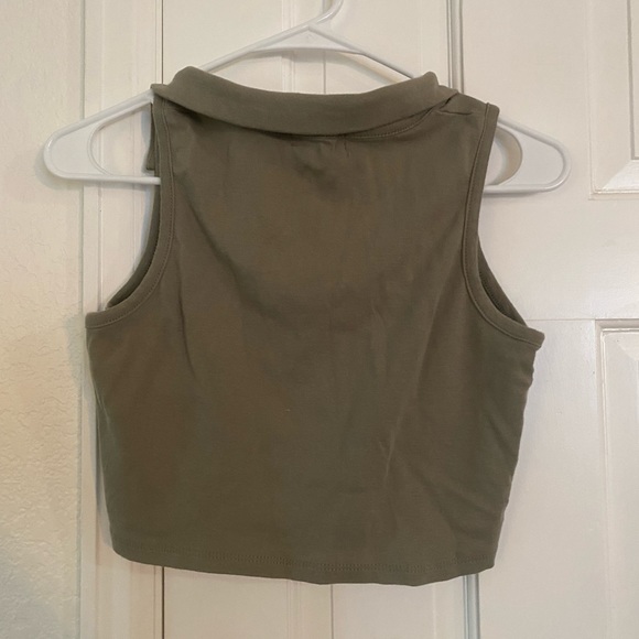 Altar’d State Cropped Polo Tank - Picture 3 of 3